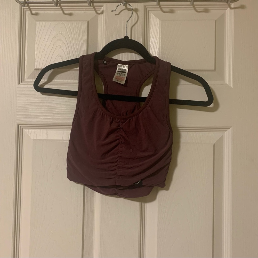 Gymshark - Aura Sports Bra (Berry Red)